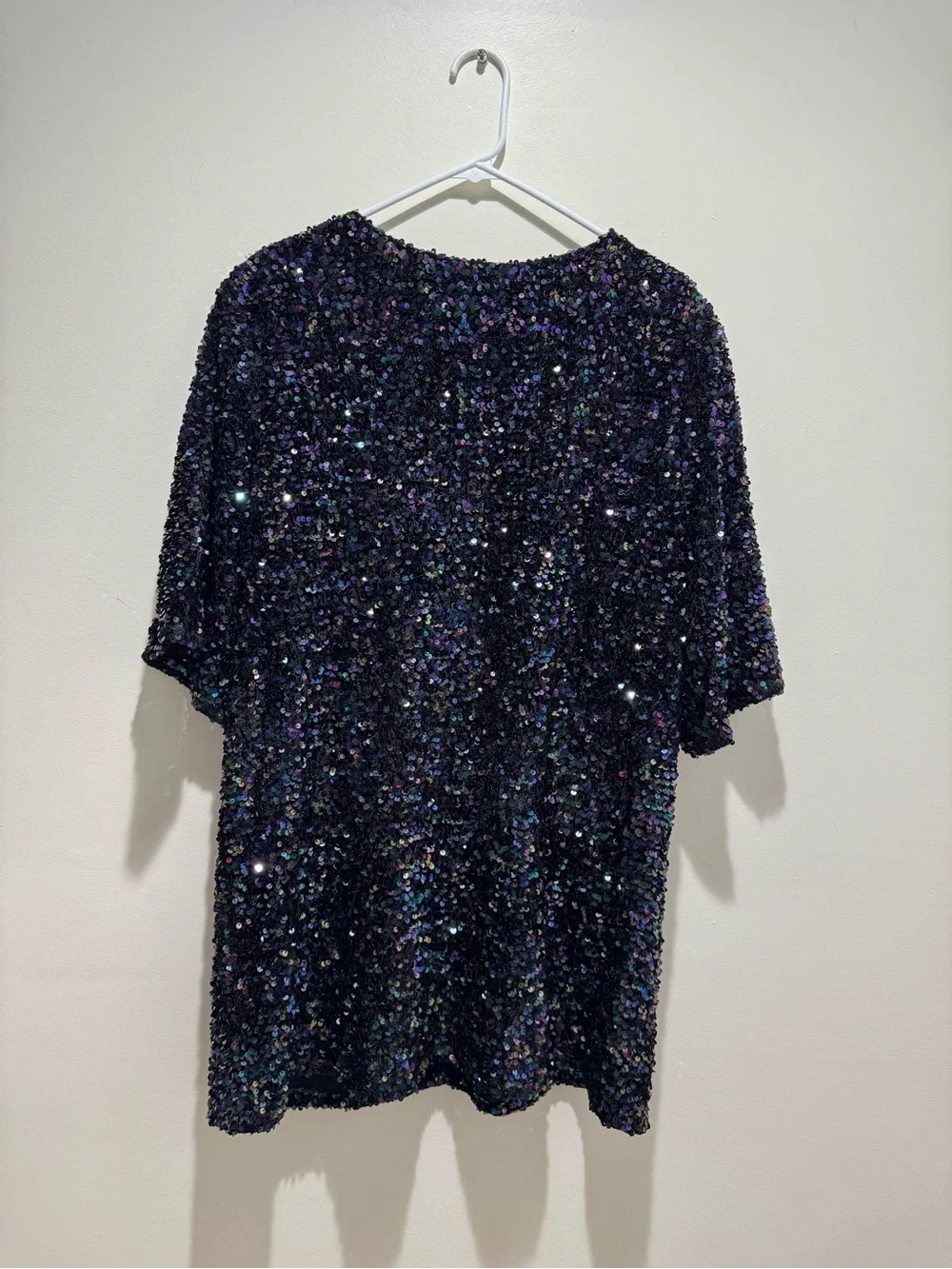 showpo blue sequin dress Sophia Mini Dress